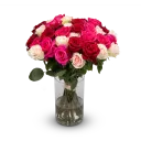 Kytice růžových růží